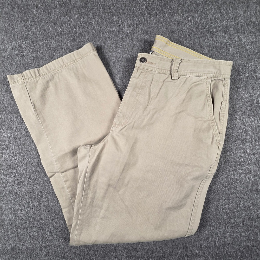 The North Face A5 Serier Chino Pants Mens 36 Short Khaki Tan Straight Leg ANU5